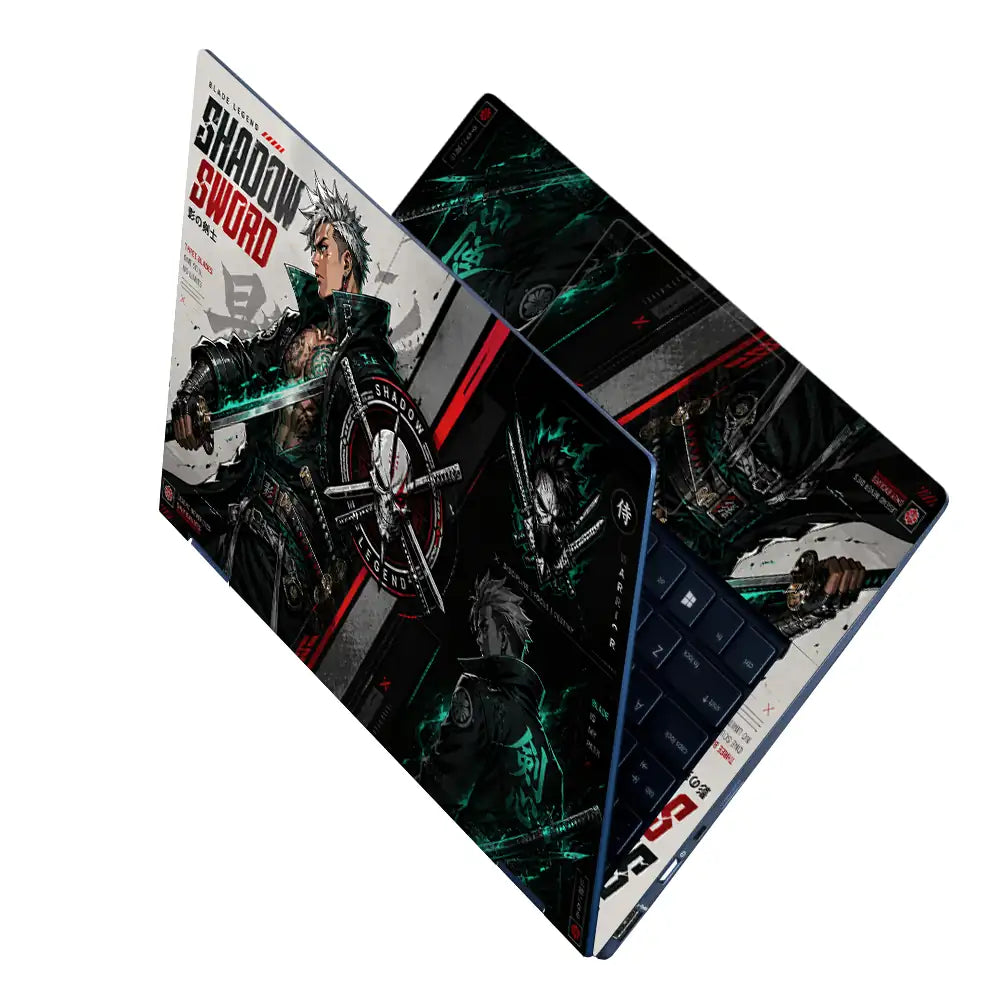 One Piece Zoro Shadow Blade Legend Laptop Skin - View 2