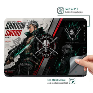 One Piece Zoro Shadow Blade Legend Laptop Skin - View 4