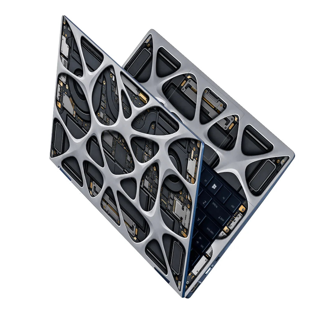 Organic Lattice Laptop Internals Laptop Skin - View 2