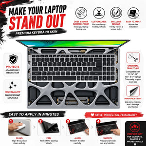 Organic Lattice Laptop Internals Laptop Skin - View 5