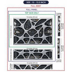 Organic Lattice Laptop Internals Laptop Skin - View 6