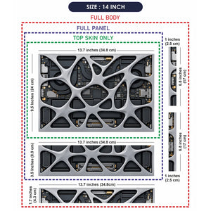 Organic Lattice Laptop Internals Laptop Skin - View 7