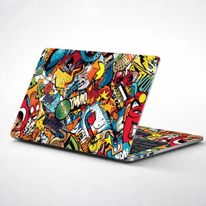 Pop Art Comic Book Laptop Skin - View 1