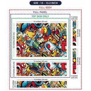 Pop Art Comic Book Laptop Skin - View 6