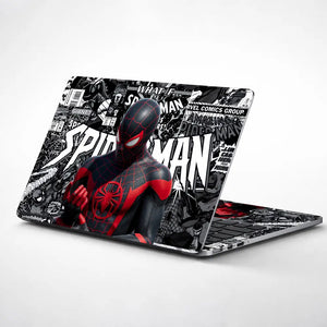 Pop Culture Spider-man Comic Art Laptop Skin - View 1