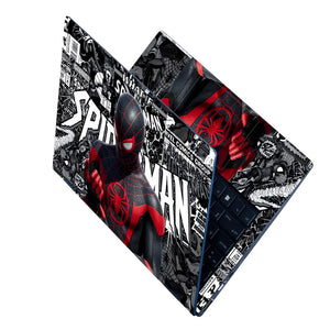 Pop Culture Spider-man Comic Art Laptop Skin - View 2