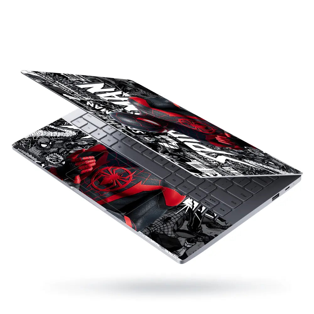 Pop Culture Spider-man Comic Art Laptop Skin - View 3