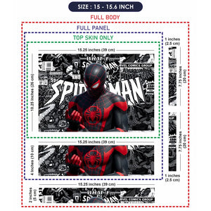 Pop Culture Spider-man Comic Art Laptop Skin - View 8