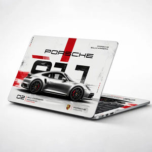Porsche 911 Carrera Side Profile Laptop Skin - View 1