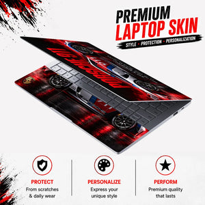 Porsche 911 GT3 R Rennsport Laptop Skin - View 3
