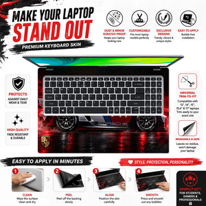 Porsche 911 GT3 R Rennsport Laptop Skin - View 5