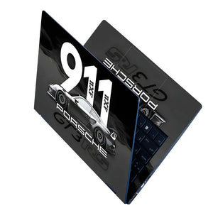 Porsche 911 GT3 RS Abstract Art Laptop Skin - View 2