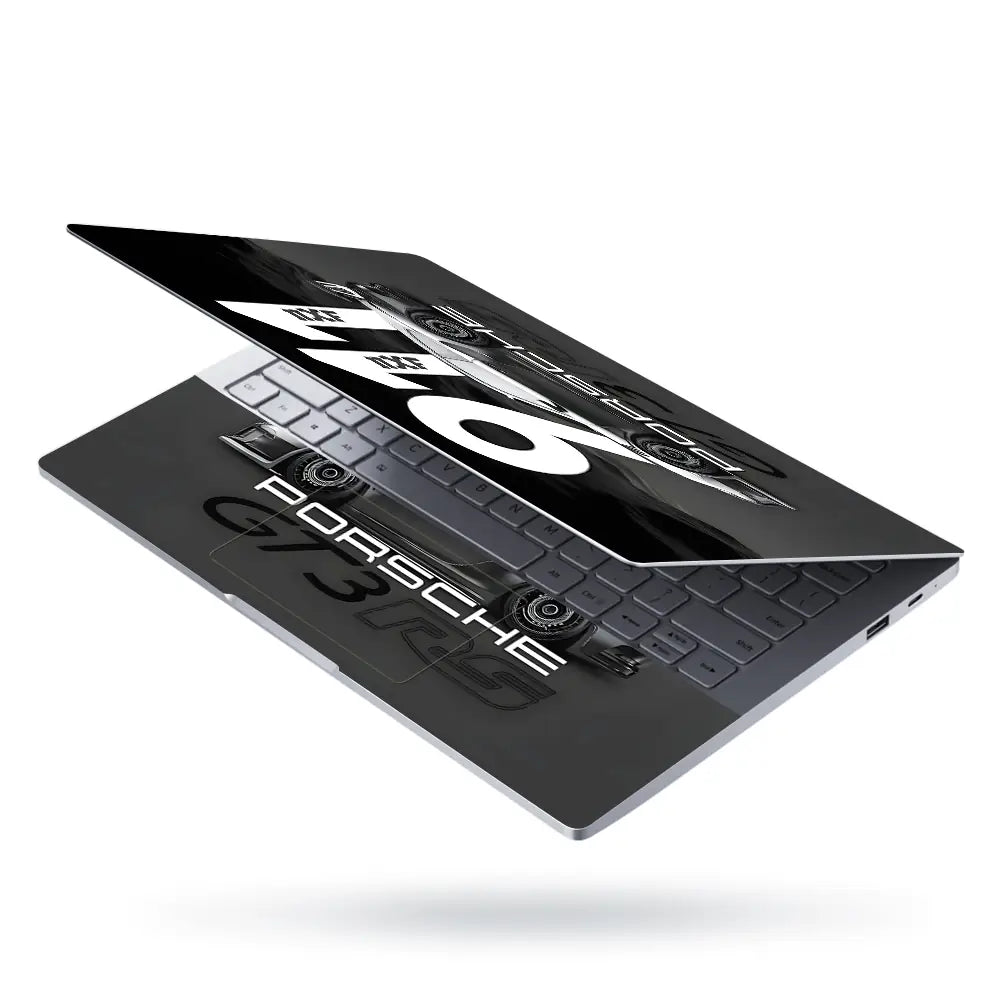 Porsche 911 GT3 RS Abstract Art Laptop Skin - View 3