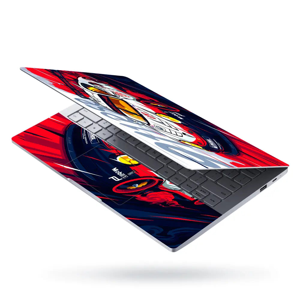 Porsche 911 RSR Racing Laptop Skin - View 3