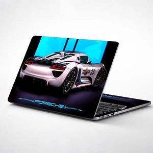 Porsche 918 Spyder BlueGlow Laptop Skin - View 1