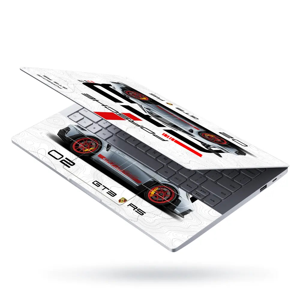 Porsche GT3 RS Velocity Laptop Skin - View 3