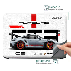 Porsche GT3 RS Velocity Laptop Skin - View 4