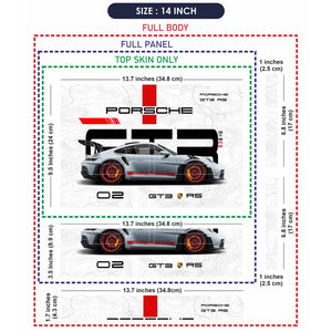 Porsche GT3 RS Velocity Laptop Skin - View 7