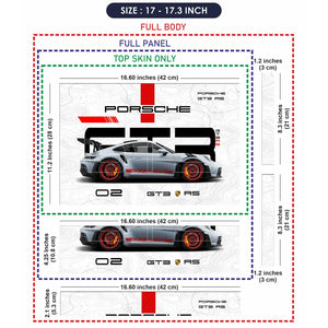 Porsche GT3 RS Velocity Laptop Skin - View 9