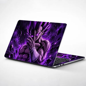 Purple Ultra Instinct Fighter Laptop Skin - View 1