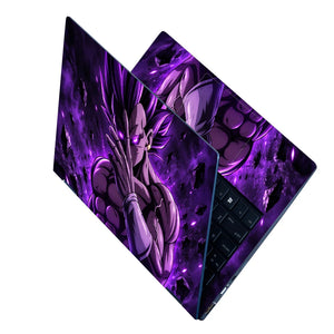 Purple Ultra Instinct Fighter Laptop Skin - View 2