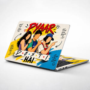 Pyaar Dosti Hai Friendship Laptop Skin - View 1