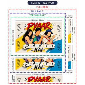 Pyaar Dosti Hai Friendship Laptop Skin - View 6