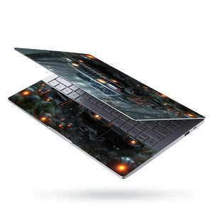 Rainforest Jeep Ride Laptop Skin - View 3