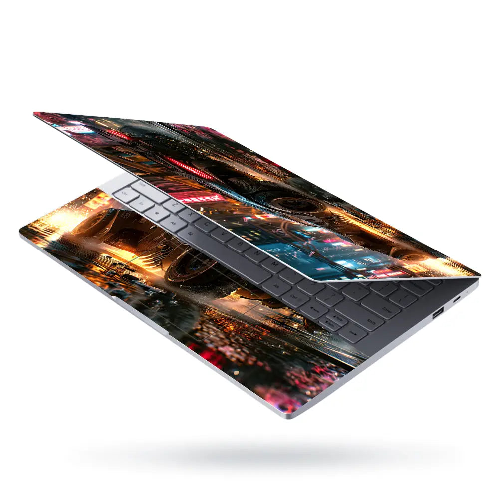 Rainy Night Racer Laptop Skin - View 3