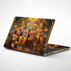 Ram Sita Lakshman Hanuman Laptop Skin - View 1