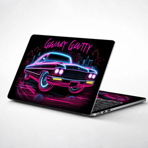 Retro Drive Nights Laptop Skin - View 1