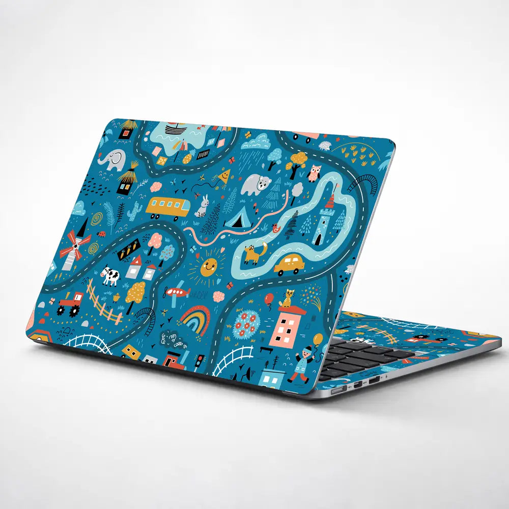 Road Map Laptop Skin - View 1