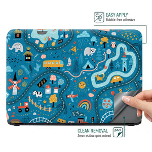 Road Map Laptop Skin - View 4