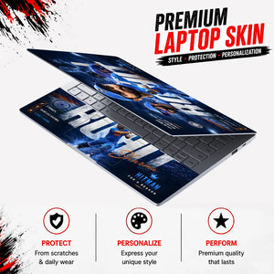 Rohit Sharma Hitman Reason Laptop Skin - View 3