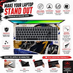 Ronaldo CR7 Greatness Habit Laptop Skin - View 5