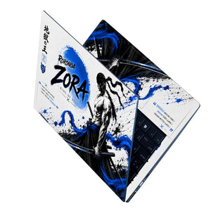 Roronoa Zoro Azure Reign Laptop Skin - View 2