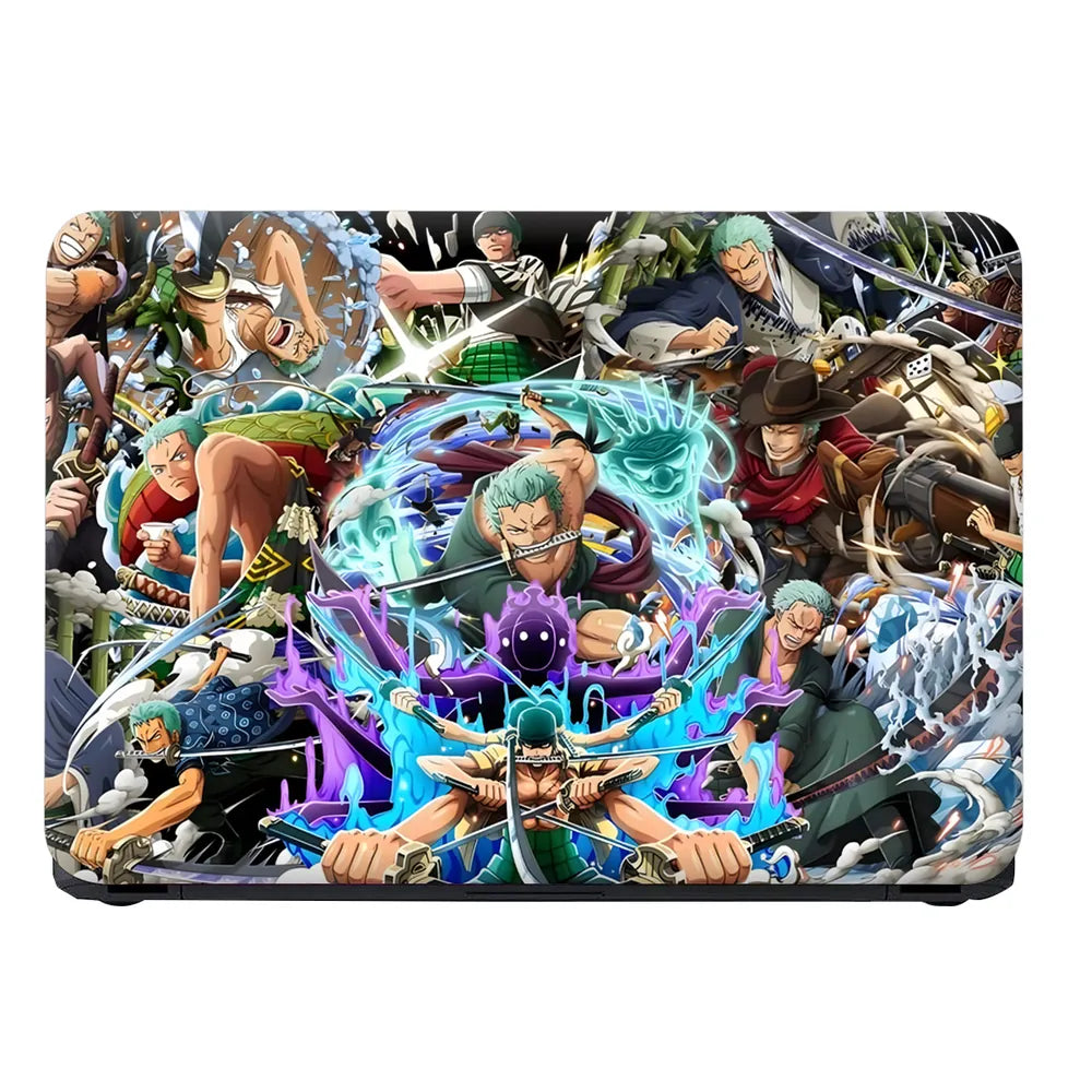 Roronoa Zoro Collage Laptop Skin - View 4