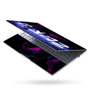 Roronoa Zoro One Piece Blue Laptop Skin - View 3
