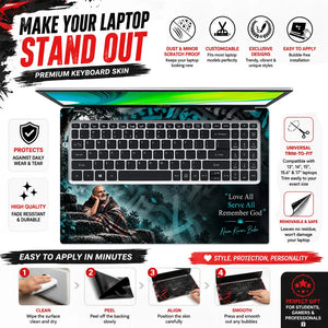 Sabka Bhala Ho Calligraphy Vortex Laptop Skin - View 5