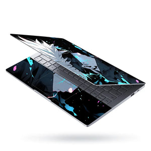 Satoru Gojo Acid Blue Eyes Jujutsu Kaisen Laptop Skin - View 3