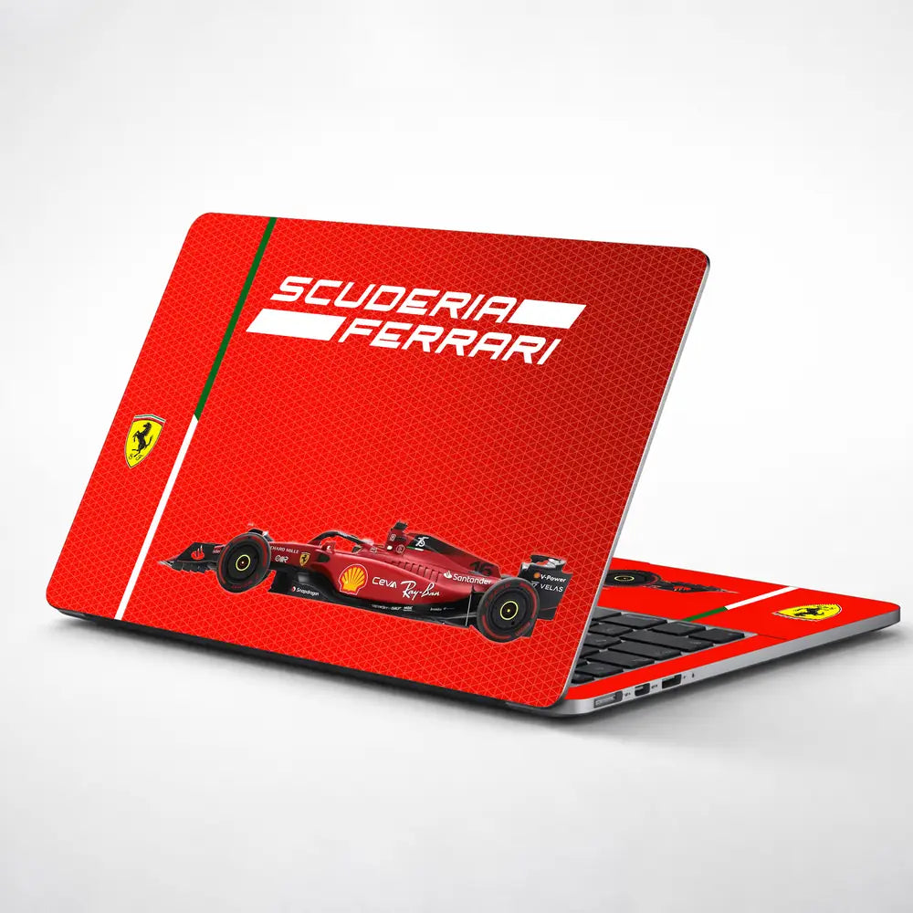 Scuderia Ferrari Core Red Laptop Skin - View 1