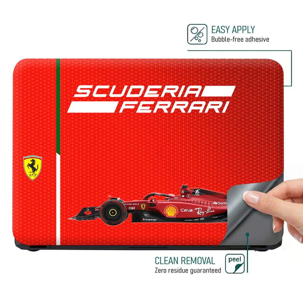 Scuderia Ferrari Core Red Laptop Skin - View 4
