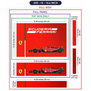 Scuderia Ferrari Core Red Laptop Skin - View 8