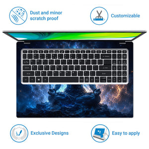 Shiva Cosmic Meditation Laptop Skin - View 5