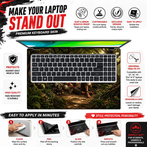 Shiva Nandi Forest Rest Laptop Skin - View 5