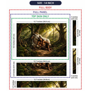 Shiva Nandi Forest Rest Laptop Skin - View 7