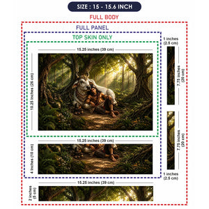 Shiva Nandi Forest Rest Laptop Skin - View 8