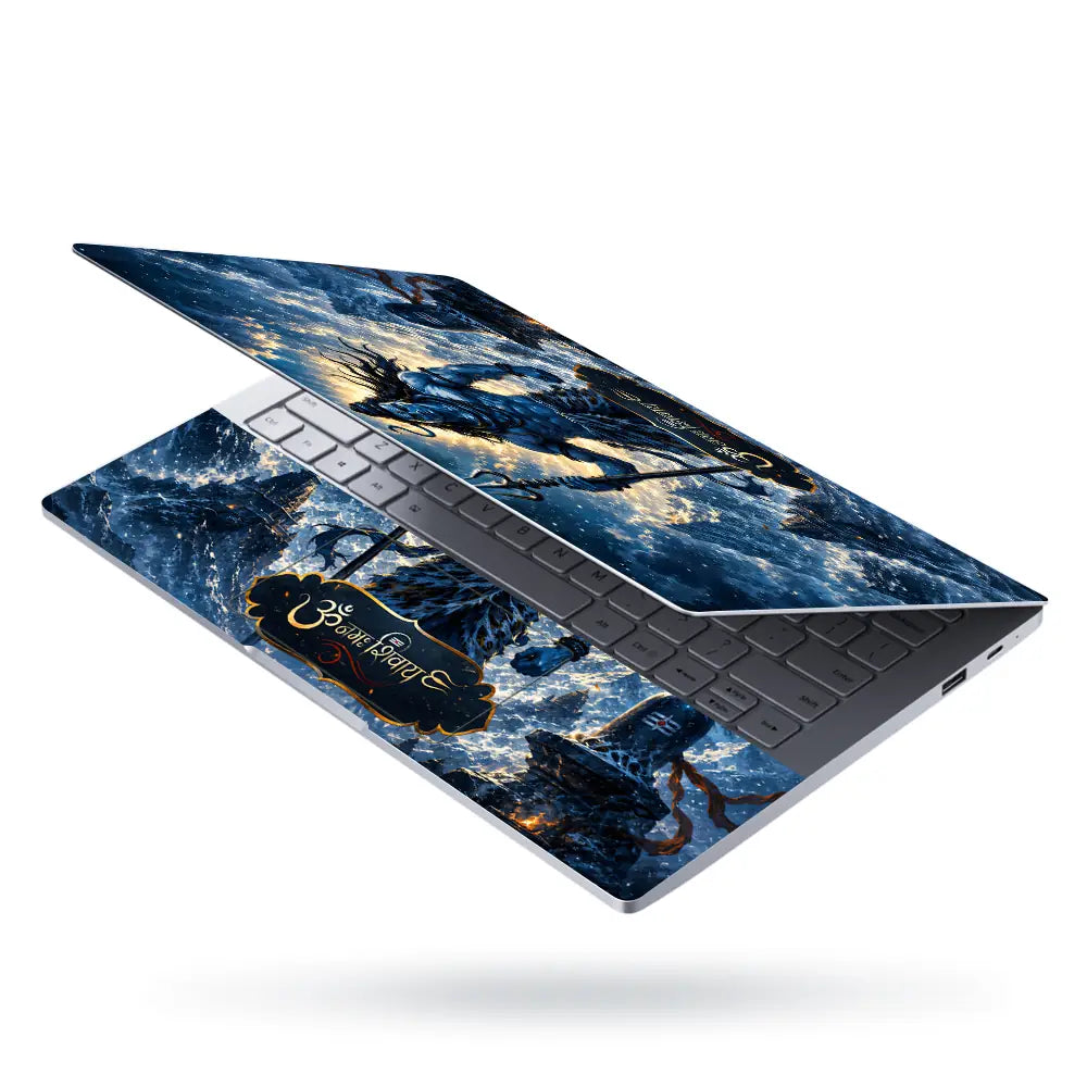 Shiva Om Namah Laptop Skin - View 3