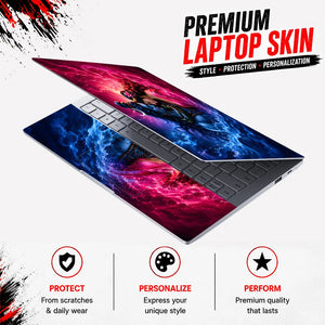 Shiva Parvati Cosmic Embrace Laptop Skin - View 3