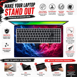 Shiva Parvati Cosmic Embrace Laptop Skin - View 5